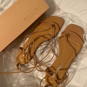 Bellini - Desert Tan Amina wrap sandals